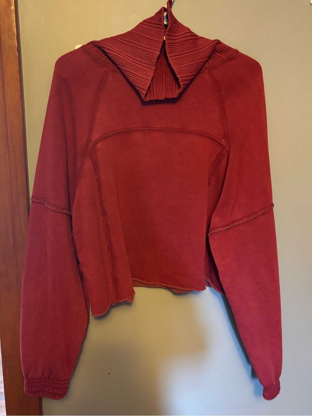 aerie New Heights Red Sweatshirt